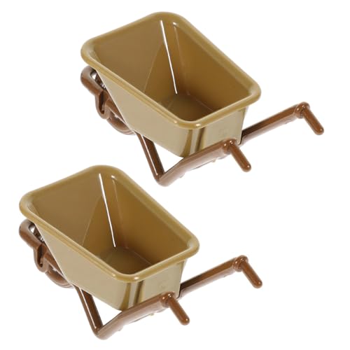 FRCOLOR 2 Stück Miniatur schubkarre aus Realistische Mini Garten Dekoration Kreatives Modell für Puppenhaus Tisch Büro Yoga Raum Vielseitiges Micro landschafts Ornament Zufällige Farbe FRCOLOR 2 Stück Miniatur schubkarre aus Realistische Mini Garten Dekoration Kreatives Modell für Puppenhaus Tisch Büro Yoga Raum Vielseitiges Micro landschafts Ornament Zufällige Farbe von FRCOLOR