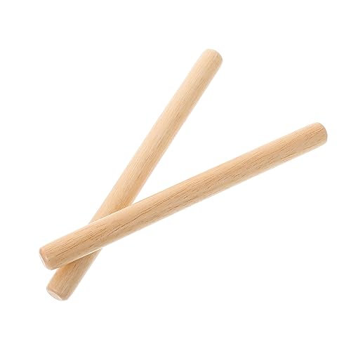 FRCOLOR 2 Stück Musikinstrumente Pädagogische Schlaginstrumente für Vorschule Holzschlägel für Rhythmische Spiele für Kreative Entwicklung von FRCOLOR