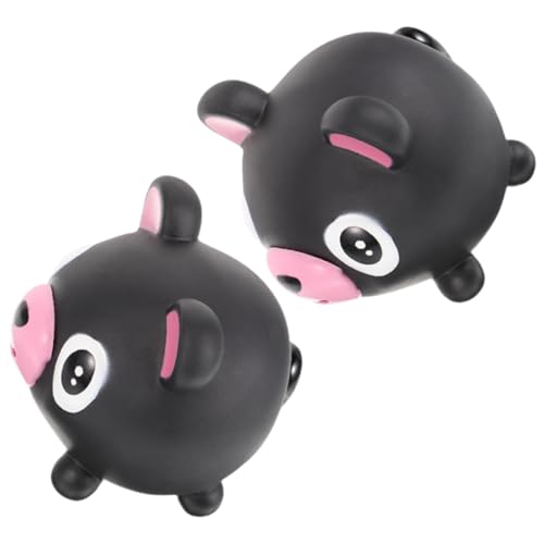 FRCOLOR 2 Stück Niedliche Tier quetschspielzeuge mit Herausgestrecktem Mund Kleine Stressabbau spielzeuge Tragbare Anti Stress Squeeze Toys für Büro und Partyspaß von FRCOLOR