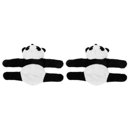 FRCOLOR 2 Stück Panda Plüsch Slap Armband Kuscheltier Handgelenkband für Kindergeburtstagsfeiern Tier Mottopartys Geschenkideen Leicht Bequem zu Tragen FRCOLOR 2 Stück Panda Plüsch Slap Armband Kuscheltier Handgelenkband für Kindergeburtstagsfeiern Tier Mottopartys Geschenkideen Leicht Bequem zu Tragen von FRCOLOR