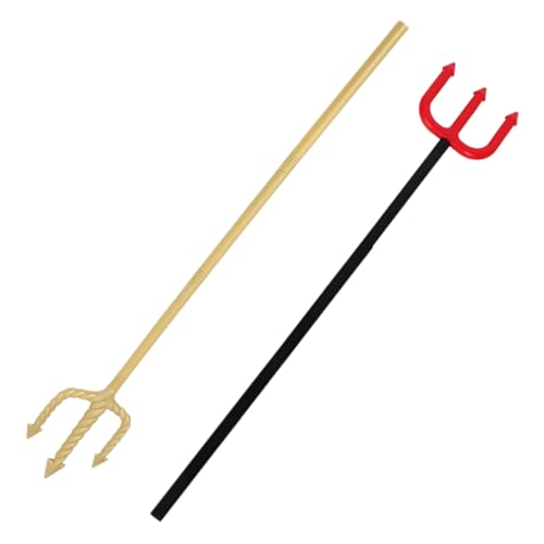 FRCOLOR 2 Stück Party Requisitengabel Cosplay Dämonengabel Halloween Requisite Pitchgabel Kostüm Requisite Halloween Teufel Pitchgabel Teufelszubehör Für Mädchen Cosplay FRCOLOR 2 Stück Party Requisitengabel Cosplay Dämonengabel Halloween Requisite Pitchgabel Kostüm Requisite Halloween Teufel Pitchgabel Teufelszubehör Für Mädchen Cosplay von FRCOLOR