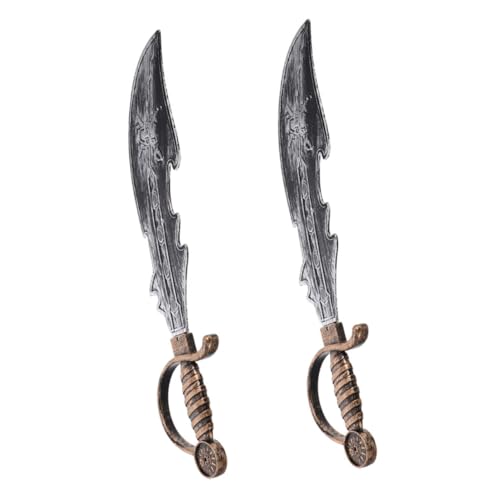 FRCOLOR 2 Stück Piratenmachete Ritterschwert Halloween-spielzeugschwert Tu So, Als Würdest Du Halloween Piratenschwert Römisches Plastik von FRCOLOR