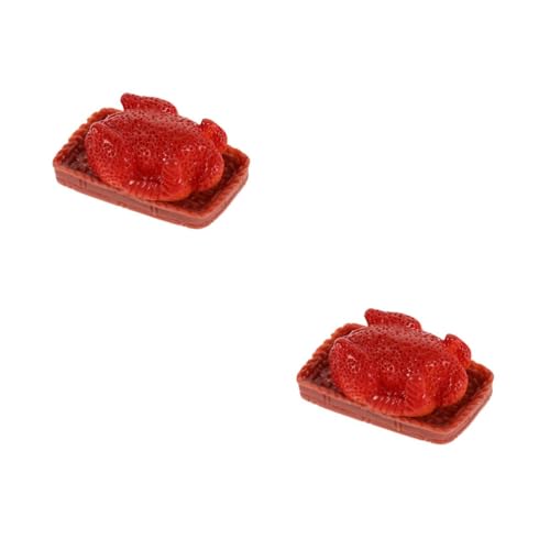 FRCOLOR 2 Stück Puppenhaus Küchenzubehör Realistisches Miniaturessen Festliche Tischdekoration für Puppenhaus Küche Weihnachten FRCOLOR 2 Stück Puppenhaus Küchenzubehör Realistisches Miniaturessen Festliche Tischdekoration für Puppenhaus Küche Weihnachten von FRCOLOR