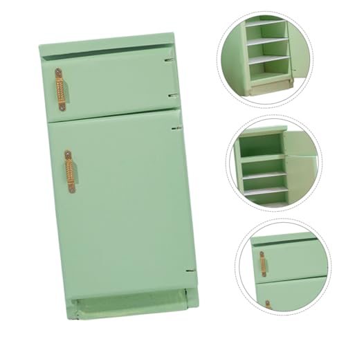 FRCOLOR 2stücke Mini-kühlschrank-Spielzeug Maßstab Für Puppenhaus-Dekoration Küchenzubehör Winzige Requisiten Für Kreative Fotografie Und Rollenspiele Realistisches Design Robustes von FRCOLOR
