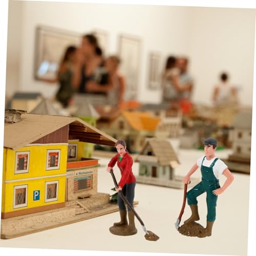 FRCOLOR 2 Stück Realistische Bauernhof Figuren Detailgetreue Landwirt Modelle Dekorative Miniatur Bauernhof Menschen Figuren für Wohnzimmer Büro Ausstellung Kreative Szenerie Gestaltung FRCOLOR 2 Stück Realistische Bauernhof Figuren Detailgetreue Landwirt Modelle Dekorative Miniatur Bauernhof Menschen Figuren für Wohnzimmer Büro Ausstellung Kreative Szenerie Gestaltung von FRCOLOR