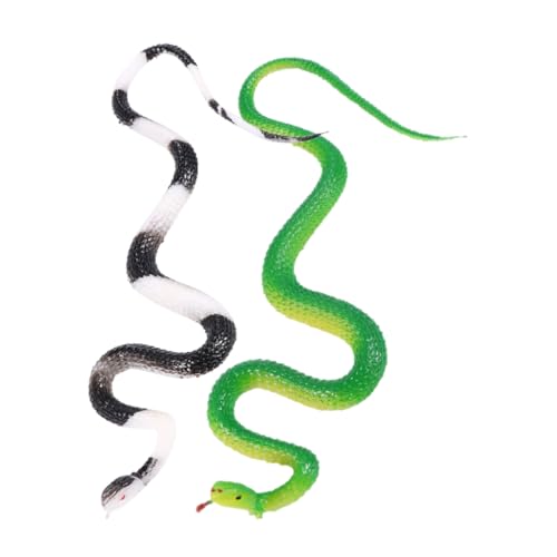 FRCOLOR 2 Stück Realistische Gummischlangen Täuschend Echte Schlangenfiguren für Halloween Dekoration Rollenspiele Scherzartikel für Garten und Balkon FRCOLOR 2 Stück Realistische Gummischlangen Täuschend Echte Schlangenfiguren für Halloween Dekoration Rollenspiele Scherzartikel für Garten und Balkon von FRCOLOR