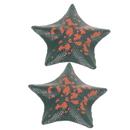 FRCOLOR 2 Stück Realistische Meerestiere Deko Lebensechte Seesterne Kindgerechtes Desktop Sea Star Toy Farbenfrohe Aquarium und Wohnraumdekoration Sicher und Kompakt FRCOLOR 2 Stück Realistische Meerestiere Deko Lebensechte Seesterne Kindgerechtes Desktop Sea Star Toy Farbenfrohe Aquarium und Wohnraumdekoration Sicher und Kompakt von FRCOLOR