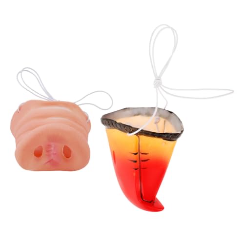 FRCOLOR 2 Stück Realistische Papageien und Schweinenase Kostüm Requisiten für Halloween Cosplay und Partys Vielseitig Einsetzbar Komfortabel und Authentisch aus Gefertigt FRCOLOR 2 Stück Realistische Papageien und Schweinenase Kostüm Requisiten für Halloween Cosplay und Partys Vielseitig Einsetzbar Komfortabel und Authentisch aus Gefertigt von FRCOLOR