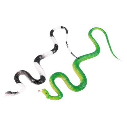 FRCOLOR 2 Stück Realistische Simulation Schlangenfiguren aus Flexiblem Lebensechte Tiermodelle für Halloween Deko Garten und Partyspaß Leichte Detailgetreue Nachbildung für Streichspiele FRCOLOR 2 Stück Realistische Simulation Schlangenfiguren aus Flexiblem Lebensechte Tiermodelle für Halloween Deko Garten und Partyspaß Leichte Detailgetreue Nachbildung für Streichspiele von FRCOLOR