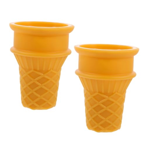 FRCOLOR 2 Stück Realistisches Teiliges Eiscreme Knusperhörnchen Modell Vielseitige Food Dekoration und Fotografie Requisite Glatt Pflegeleicht Langlebig für Party und Schaufenster Deko FRCOLOR 2 Stück Realistisches Teiliges Eiscreme Knusperhörnchen Modell Vielseitige Food Dekoration und Fotografie Requisite Glatt Pflegeleicht Langlebig für Party und Schaufenster Deko von FRCOLOR