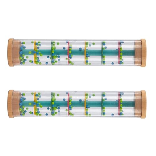 FRCOLOR 2 Stück Regen Geräusch Röhren für Kleinkinder Pädagogisches Rasselspielzeug Sensorischen Entwicklung und Musikalischen Fähigkeiten FRCOLOR 2 Stück Regen Geräusch Röhren für Kleinkinder Pädagogisches Rasselspielzeug Sensorischen Entwicklung und Musikalischen Fähigkeiten von FRCOLOR