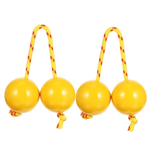 FRCOLOR 2 Stück Rhythmische Shaker Bälle Kindersicheres Ei Hand Percussion Instrument Fördert Koordination und Rhythmus Musizieren von FRCOLOR