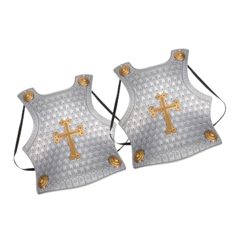 FRCOLOR 2 Stück Römische Rüstungsrequisiten Kinderspielzeug Kostüme Für Jungen Tragbare Kleine Spielzeugrüstung Ritter Kinderkostüm Ritterkostüm Spielrüstung Für von FRCOLOR