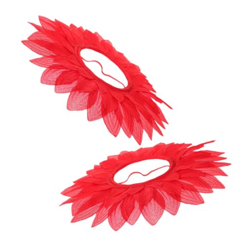 FRCOLOR 2 Stück Rotes Blumen Lustige Sonnenblumen kopfbedeckung für Kinderparty Kostüm Sportfest Fotorequisite Lebhaftes Design Auffälliges Accessoire FRCOLOR 2 Stück Rotes Blumen Lustige Sonnenblumen kopfbedeckung für Kinderparty Kostüm Sportfest Fotorequisite Lebhaftes Design Auffälliges Accessoire von FRCOLOR