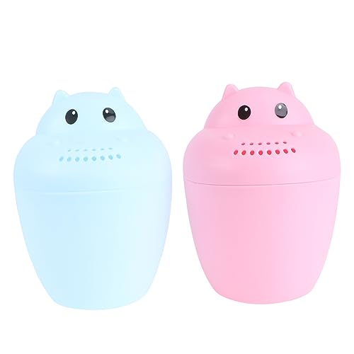 FRCOLOR 2 Stück Shampoo Becher Cartoon Haarswaschbecher für Sicheres Baden Freies Material Rot Blau Badewannenspielzeug FRCOLOR 2 Stück Shampoo Becher Cartoon Haarswaschbecher für Sicheres Baden Freies Material Rot Blau Badewannenspielzeug von FRCOLOR