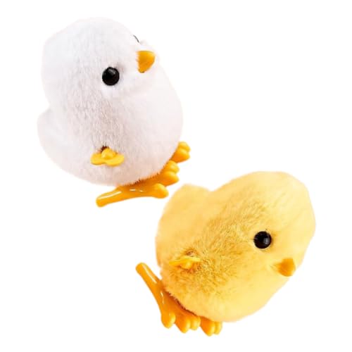 FRCOLOR 2 Stück Teiliges Aufziehspielzeug für Plüschtiere Huhn Küken als Deko für Ostern und Geburtstagsfeiern Fördert die Hand Augen Koordination und Sorgt für Spaß FRCOLOR 2 Stück Teiliges Aufziehspielzeug für Plüschtiere Huhn Küken als Deko für Ostern und Geburtstagsfeiern Fördert die Hand Augen Koordination und Sorgt für Spaß von FRCOLOR