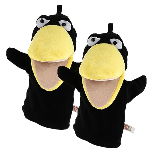 FRCOLOR 2 Stück Teiliges Crow Handpuppen aus Weichem Plüsch Cartoonartige Tier Handpuppen für Eltern Junge Mädchen Interaktion Kreatives Erzählspielzeug Geschicklichkeit und Fantasie FRCOLOR 2 Stück Teiliges Crow Handpuppen aus Weichem Plüsch Cartoonartige Tier Handpuppen für Eltern Junge Mädchen Interaktion Kreatives Erzählspielzeug Geschicklichkeit und Fantasie von FRCOLOR