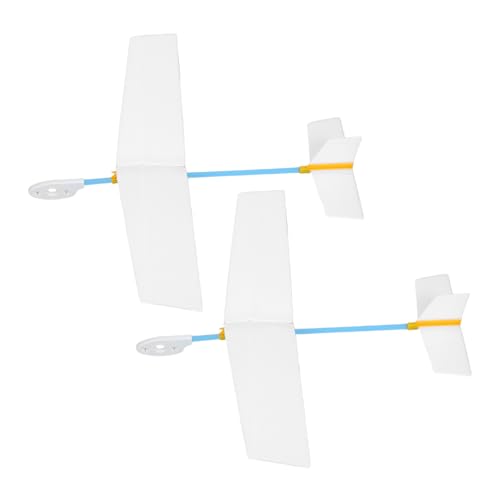 FRCOLOR 2 Stück Teiliges DIY Flugzeugmodell Bausatz aus Holz Handstartender Gleitflieger für Pädagogisches Bastelset Kreativität Räumlichem und Hand Auge Koordination von FRCOLOR