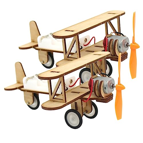 FRCOLOR 2 Stück Teiliges DIY Holzflugzeug für Kreatives Bastelset Fantasie für Indoor und Outdoor Flugaktivitäten ohne Batterie Zufällige Farben für Jungen und Mädchen Ab Zufällige Farbe FRCOLOR 2 Stück Teiliges DIY Holzflugzeug für Kreatives Bastelset Fantasie für Indoor und Outdoor Flugaktivitäten ohne Batterie Zufällige Farben für Jungen und Mädchen Ab Zufällige Farbe von FRCOLOR