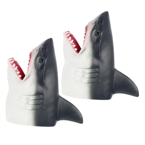 FRCOLOR 2 Stück Teiliges Dekoratives Shark Finger Puppet Realistisches Cartoon Handspielzeug für Interaktives Storytime Tierhandpuppe Fördert Fantasie und Kommunikation als Party und FRCOLOR 2 Stück Teiliges Dekoratives Shark Finger Puppet Realistisches Cartoon Handspielzeug für Interaktives Storytime Tierhandpuppe Fördert Fantasie und Kommunikation als Party und von FRCOLOR