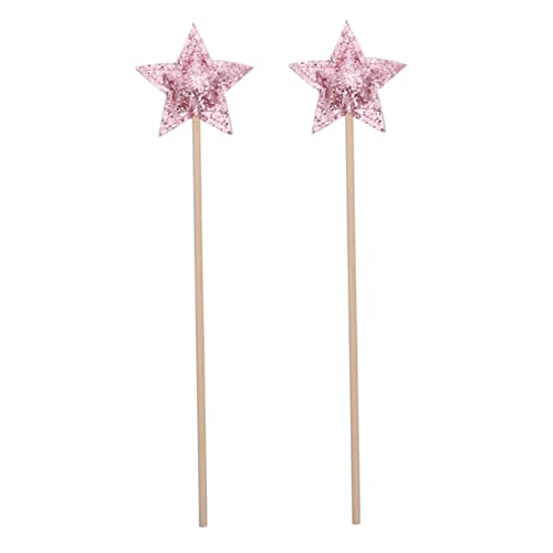 FRCOLOR 2 Stück Teiliges Feenstab für Mädchen Sternförmige Zauberstäbe mit Glitzer Kreative Cosplay Requisiten für Geburtstagsfeiern Verkleidung und Bühnenauftritte Tiefes FRCOLOR 2 Stück Teiliges Feenstab für Mädchen Sternförmige Zauberstäbe mit Glitzer Kreative Cosplay Requisiten für Geburtstagsfeiern Verkleidung und Bühnenauftritte Tiefes von FRCOLOR