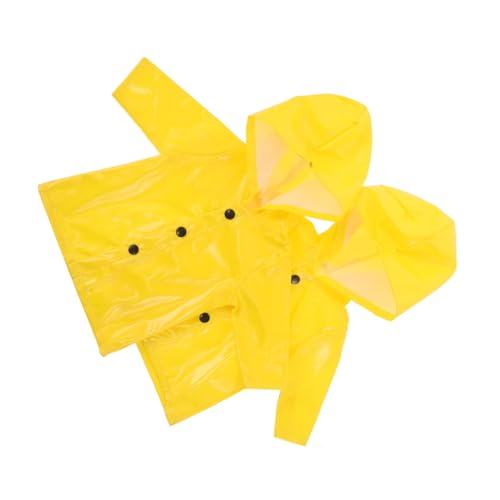 FRCOLOR 2 Stück Teiliges Gelbes Regenmantel für Puppen wasserdichte Elegante Puppenregenjacke mit Einfachem Ausziehen Schützend und Stilvoll für Kinderpuppen und Kuscheltiere FRCOLOR 2 Stück Teiliges Gelbes Regenmantel für Puppen wasserdichte Elegante Puppenregenjacke mit Einfachem Ausziehen Schützend und Stilvoll für Kinderpuppen und Kuscheltiere von FRCOLOR