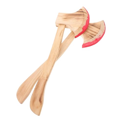 FRCOLOR 2 Stück Teiliges Holz mit Realistische Requisite für Halloween Karneval Cosplay Bühnenshow Sicher für Sammlerstück von FRCOLOR
