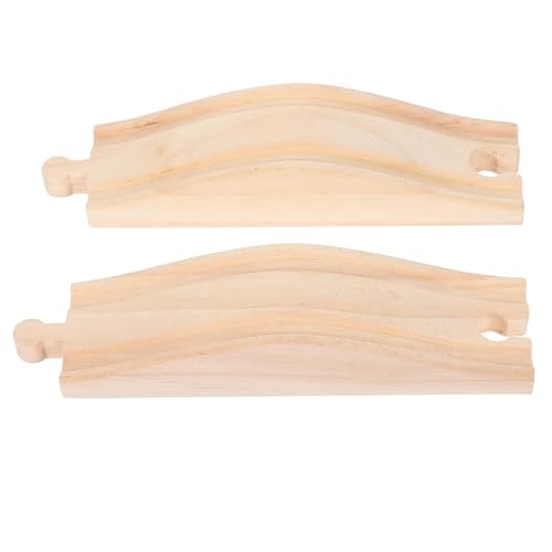 FRCOLOR 2 Stück Teiliges Holzbahn mit Kleinen Steigungen Stabile Holzeisenbahn Schienen für Pädagogisches Kognitiven Fähigkeiten und Eltern Interaktion FRCOLOR 2 Stück Teiliges Holzbahn mit Kleinen Steigungen Stabile Holzeisenbahn Schienen für Pädagogisches Kognitiven Fähigkeiten und Eltern Interaktion von FRCOLOR
