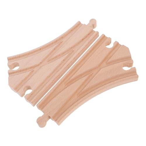FRCOLOR 2 Stück Teiliges Holzschienen Zubehör Multifunktionale Weiche für Holzeisenbahnen Kompatibel mit Thomas Zug Sets Erweiterbare Gleise für Kreatives mit Kleinkindern FRCOLOR 2 Stück Teiliges Holzschienen Zubehör Multifunktionale Weiche für Holzeisenbahnen Kompatibel mit Thomas Zug Sets Erweiterbare Gleise für Kreatives mit Kleinkindern von FRCOLOR