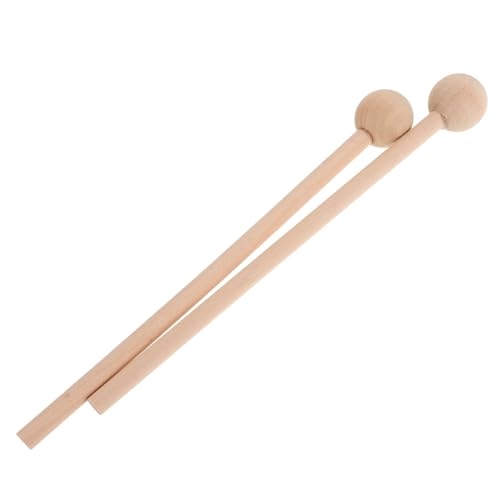FRCOLOR 2 Stück Teiliges Holzschlägel Percussion Mallets für Xylophon Glockenspiel Orff Mallets Sicher und Robust für Musikalische Früherziehung Kindergarten FRCOLOR 2 Stück Teiliges Holzschlägel Percussion Mallets für Xylophon Glockenspiel Orff Mallets Sicher und Robust für Musikalische Früherziehung Kindergarten von FRCOLOR
