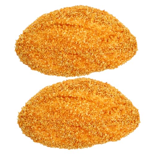 FRCOLOR 2 Stück Teiliges Künstliches PU Brot Realistische Simulation Dekoratives Bäckerei Display Vielseitige Deko für Küche Schaufenster Spiel und Fotorequisiten von FRCOLOR