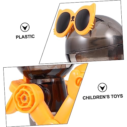 FRCOLOR 2 Stück Teiliges Lutscherhalter Roboter aus Coolem Kunststoff Lustiges Pop Up zur Dekompression für Kreatives für Jungen und Mädchen Farblich Sortiert Zufällige von FRCOLOR