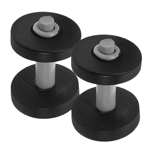 FRCOLOR 2 Stück Teiliges Miniatur Hantel Mini Deko für Puppenhaus DIY Projekte Tiny Dumbbell Prop für Mini Landschaften und Szenen für Basteln und Dekoration von FRCOLOR