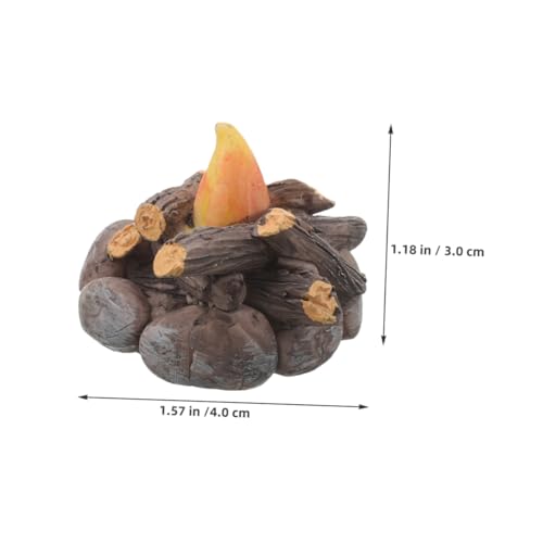 FRCOLOR 2 Stück Teiliges Miniatur für Puppenhaus Realistisch Gestaltete Mini Campfire Accessoires Vielseitige Dekoration für Mikro Landschaften DIY Basteln Party Deko FRCOLOR 2 Stück Teiliges Miniatur für Puppenhaus Realistisch Gestaltete Mini Campfire Accessoires Vielseitige Dekoration für Mikro Landschaften DIY Basteln Party Deko von FRCOLOR