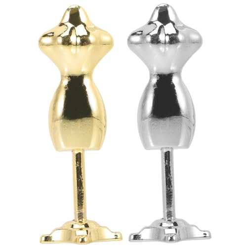 FRCOLOR 2 Stück Teiliges Miniatur puppenständer aus Hochwertiger Legierung Kompakter Puppenkleiderhalter für Faltenfreie Display von Puppenkleidung Dekorativer Tischmannequin in Glänzend FRCOLOR 2 Stück Teiliges Miniatur puppenständer aus Hochwertiger Legierung Kompakter Puppenkleiderhalter für Faltenfreie Display von Puppenkleidung Dekorativer Tischmannequin in Glänzend von FRCOLOR