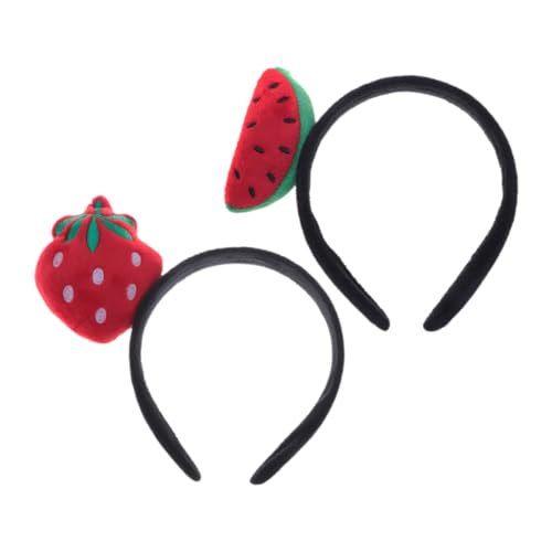 FRCOLOR 2 Stück Teiliges Obst stirnband Wassermelone und Erdbeere Weiches Haarschmuck accessoire für Damen Bequemes Rutschfestes Party haarband für Festivals Kostüme und Fotoshootings FRCOLOR 2 Stück Teiliges Obst stirnband Wassermelone und Erdbeere Weiches Haarschmuck accessoire für Damen Bequemes Rutschfestes Party haarband für Festivals Kostüme und Fotoshootings von FRCOLOR