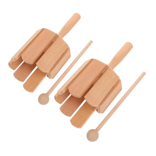 FRCOLOR 2 Stück Teiliges Orff Holzschlaginstrument Rhythmus Schlägel für Frühpädagogik Montessori Musikinstrumente aus Naturholz für Junge Mädchen und Kleinkinder FRCOLOR 2 Stück Teiliges Orff Holzschlaginstrument Rhythmus Schlägel für Frühpädagogik Montessori Musikinstrumente aus Naturholz für Junge Mädchen und Kleinkinder von FRCOLOR
