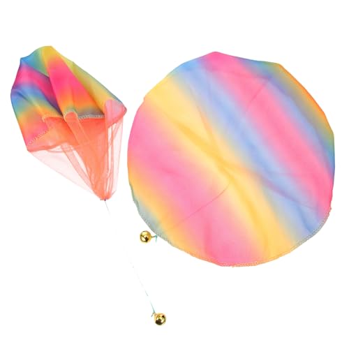 FRCOLOR 2 Stück Teiliges Outdoor wurfspielzeug Fallschirm mit Schnur Große Kleine Bunte Handwurffallschirme für Fördert Motorik und Spielerisches Lernen im Freien FRCOLOR 2 Stück Teiliges Outdoor wurfspielzeug Fallschirm mit Schnur Große Kleine Bunte Handwurffallschirme für Fördert Motorik und Spielerisches Lernen im Freien von FRCOLOR