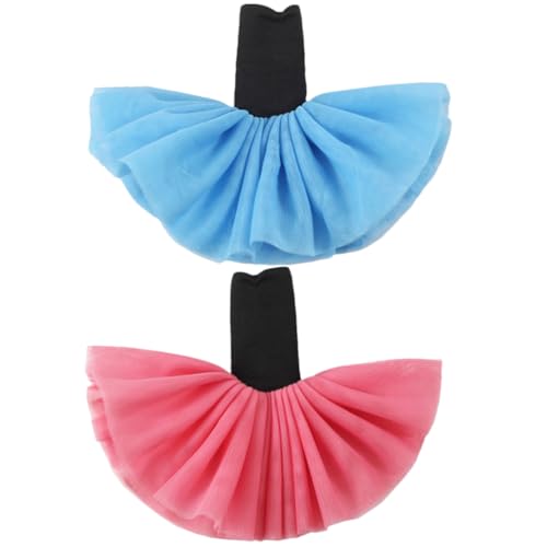 FRCOLOR 2 Stück Teiliges Puppen Ballett Röcke aus Strapazierfähigem Dekorative Puppenkostüme für Prinzessin Puppen Farblich Abgestimmt Blau Kindgerechtes Zubehör für Fantasievolles von FRCOLOR