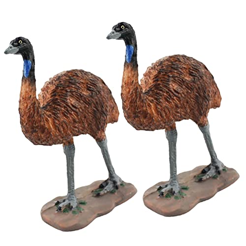 FRCOLOR 2 Stück Teiliges Realistisches Straußenmodell aus Hochwertigem Kunststoff Kleines Buntes Straußendekor Detailgetreue Künstliche Straußenfiguren Lernspielzeug für Fördert FRCOLOR 2 Stück Teiliges Realistisches Straußenmodell aus Hochwertigem Kunststoff Kleines Buntes Straußendekor Detailgetreue Künstliche Straußenfiguren Lernspielzeug für Fördert von FRCOLOR