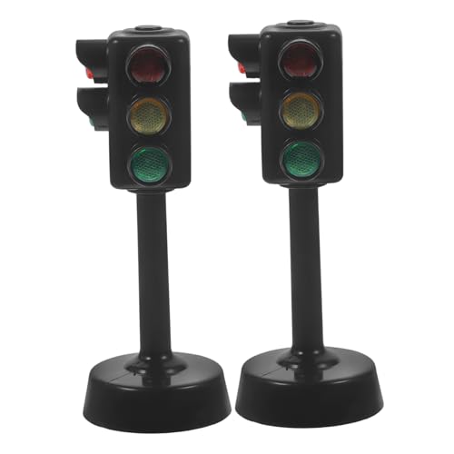 FRCOLOR 2 Stück Teiliges Verkehrsampel mit Licht und Pädagogisches Verkehrsschilder Modellspielzeug für Langlebiges Lernspielzeug für Zuhause und Kindergarten FRCOLOR 2 Stück Teiliges Verkehrsampel mit Licht und Pädagogisches Verkehrsschilder Modellspielzeug für Langlebiges Lernspielzeug für Zuhause und Kindergarten von FRCOLOR