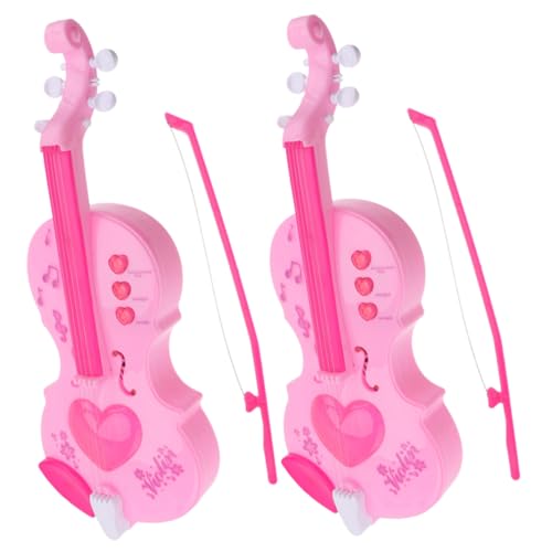 FRCOLOR 2 Stück Teiliges Violinenspielzeug aus Sicherem Kunststoff Pädagogisches Musikspielzeug für Anfänger Fördert Hörentwicklung und Musikeinstieg Geeignet für Mädchen Zufällige Farbe FRCOLOR 2 Stück Teiliges Violinenspielzeug aus Sicherem Kunststoff Pädagogisches Musikspielzeug für Anfänger Fördert Hörentwicklung und Musikeinstieg Geeignet für Mädchen Zufällige Farbe von FRCOLOR