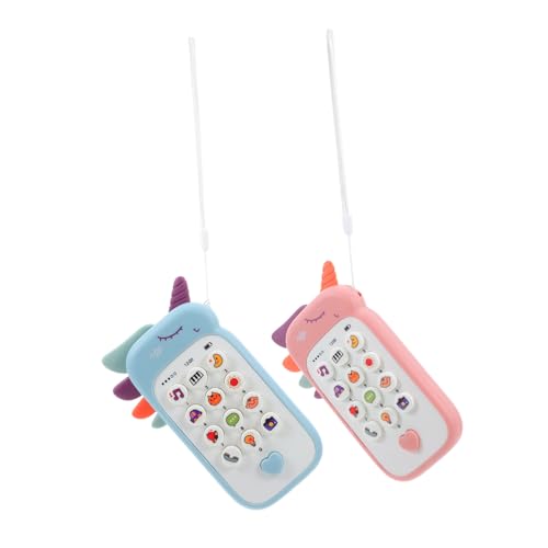 FRCOLOR 2 Stück -Telefonspielzeug Kleinkindtelefon Babyphone Telefon für Telefonspielzeug für Sie EIN Telefon für Telefon Plastik von FRCOLOR