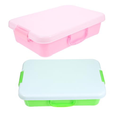FRCOLOR 2 Stück Tragbare Aufbewahrungsbox für Stapelbare Plastikspielplatte für Kunst Handwerk und Sand Fördert Motorik und Kreativität FRCOLOR 2 Stück Tragbare Aufbewahrungsbox für Stapelbare Plastikspielplatte für Kunst Handwerk und Sand Fördert Motorik und Kreativität von FRCOLOR