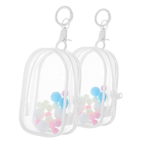 FRCOLOR 2 Stück Transparente Aufbewahrungstasche für Puppen mit Schlüsselanhänger Teiliges Praktische Aufbewahrungslösung für Sammlerstücke und Kleine Spielzeuge Darstellungseffekt FRCOLOR 2 Stück Transparente Aufbewahrungstasche für Puppen mit Schlüsselanhänger Teiliges Praktische Aufbewahrungslösung für Sammlerstücke und Kleine Spielzeuge Darstellungseffekt von FRCOLOR