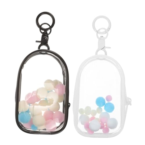 FRCOLOR 2 Stück Transparente Aufbewahrungstaschen mit Schlüsselanhänger für Figuren PVC Aufbewahrungstasche für Plüschtiere Miniatur Sammlerstücke und Mehr FRCOLOR 2 Stück Transparente Aufbewahrungstaschen mit Schlüsselanhänger für Figuren PVC Aufbewahrungstasche für Plüschtiere Miniatur Sammlerstücke und Mehr von FRCOLOR