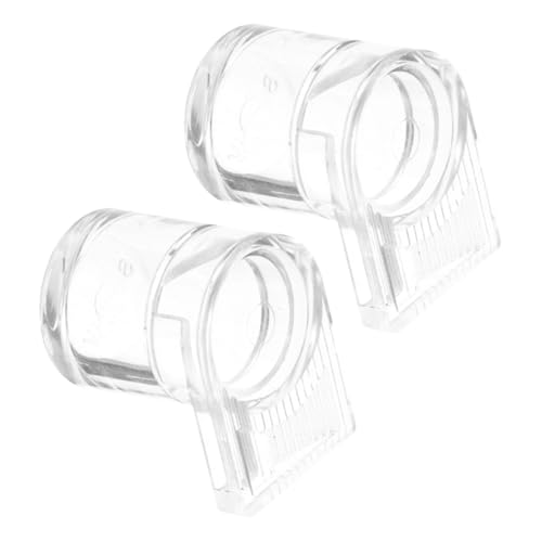 FRCOLOR 2 Stück Transparenter Mini Wassernapf und Futterstation für Ameisen Reptilien Chamäleons Kleiner Wasserspender und für Terrarien Einfach zu Reinigen für Ameisenhaltung und von FRCOLOR