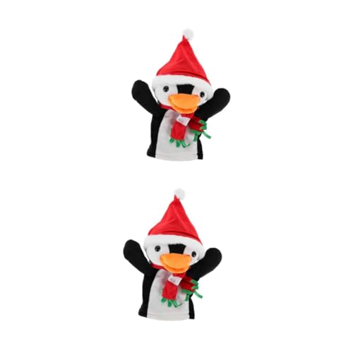 FRCOLOR 2 Stück Weiche Weihnachts-Pinguin-handpuppe aus Plüsch Niedliches Tier-fingerpuppen Interaktive Eltern-Junge Mädchen-Spiele Festliches Kuscheltier für Weihnachtsfeiern FRCOLOR 2 Stück Weiche Weihnachts-Pinguin-handpuppe aus Plüsch Niedliches Tier-fingerpuppen Interaktive Eltern-Junge Mädchen-Spiele Festliches Kuscheltier für Weihnachtsfeiern von FRCOLOR