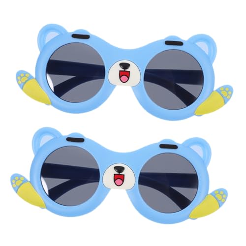 FRCOLOR 2 Stück Welpenbrille Partybrille Klein Thematisiert Geburtstag Hunde Geformt Körperpflege Gläser Schauspiel Hund Haustier Hündchen Requisiten Sky-blue Ac von FRCOLOR