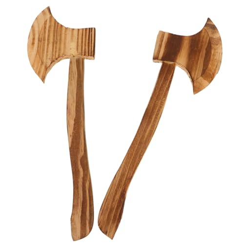 FRCOLOR 2 Stücke Holzäxte für Halloween Kostüme Hochwertige Holzspielzeuge Requisiten für Cosplay Sicher und Langlebigholzspielzeug FRCOLOR 2 Stücke Holzäxte für Halloween Kostüme Hochwertige Holzspielzeuge Requisiten für Cosplay Sicher und Langlebigholzspielzeug von FRCOLOR